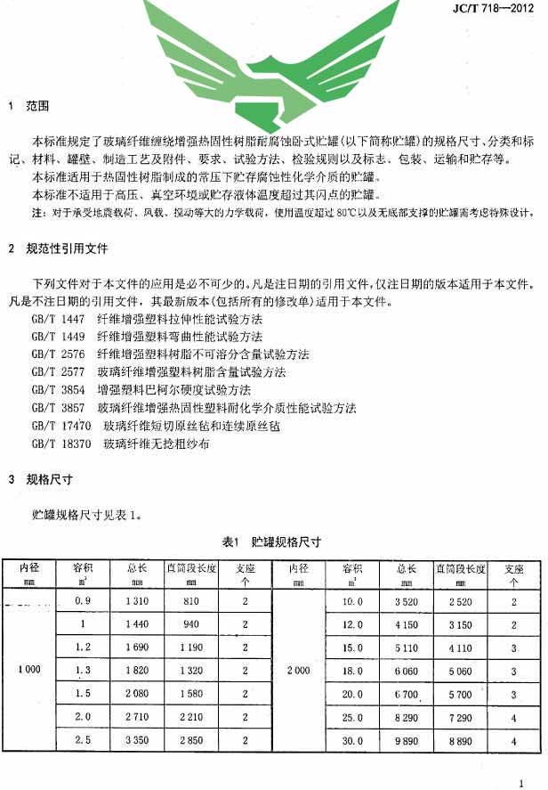 ͸gPʽ䓃ИI˜JC/T718-2012